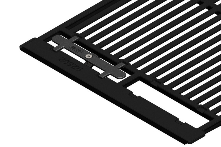 Cover rib for cast iron gratings