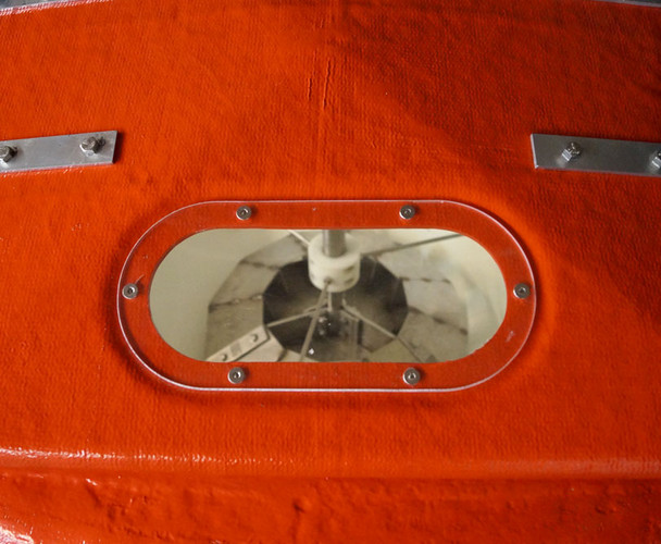 Inspection lid at LIQMIX tank