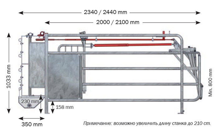 Станок свободного доступа размеры